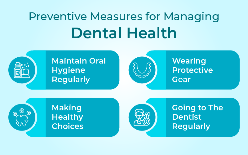 Preventive Measures for managing dental health